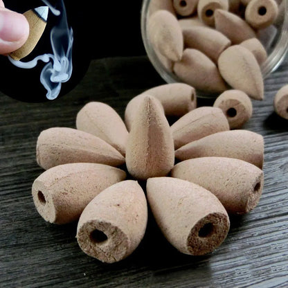 10PC Reflux Aroma Natural Agarwood Home Decoration Incense Burner Smoke Waterfall Back Flow Aromatherapy Incense Burner#10